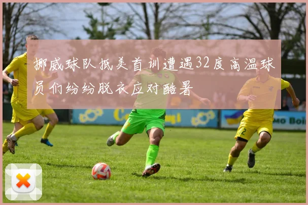 挪威球队抵美首训遭遇32度高温球员们纷纷脱衣应对酷暑